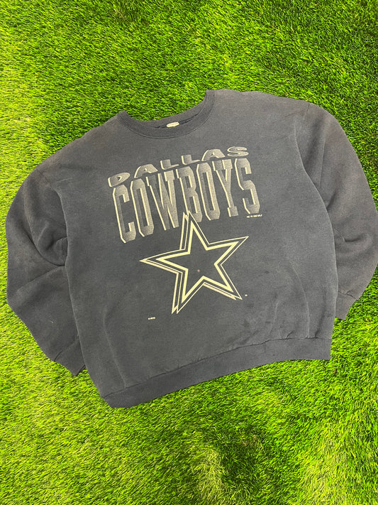 1992 Dallas Cowboys Faded Artex Crewneck (XL)