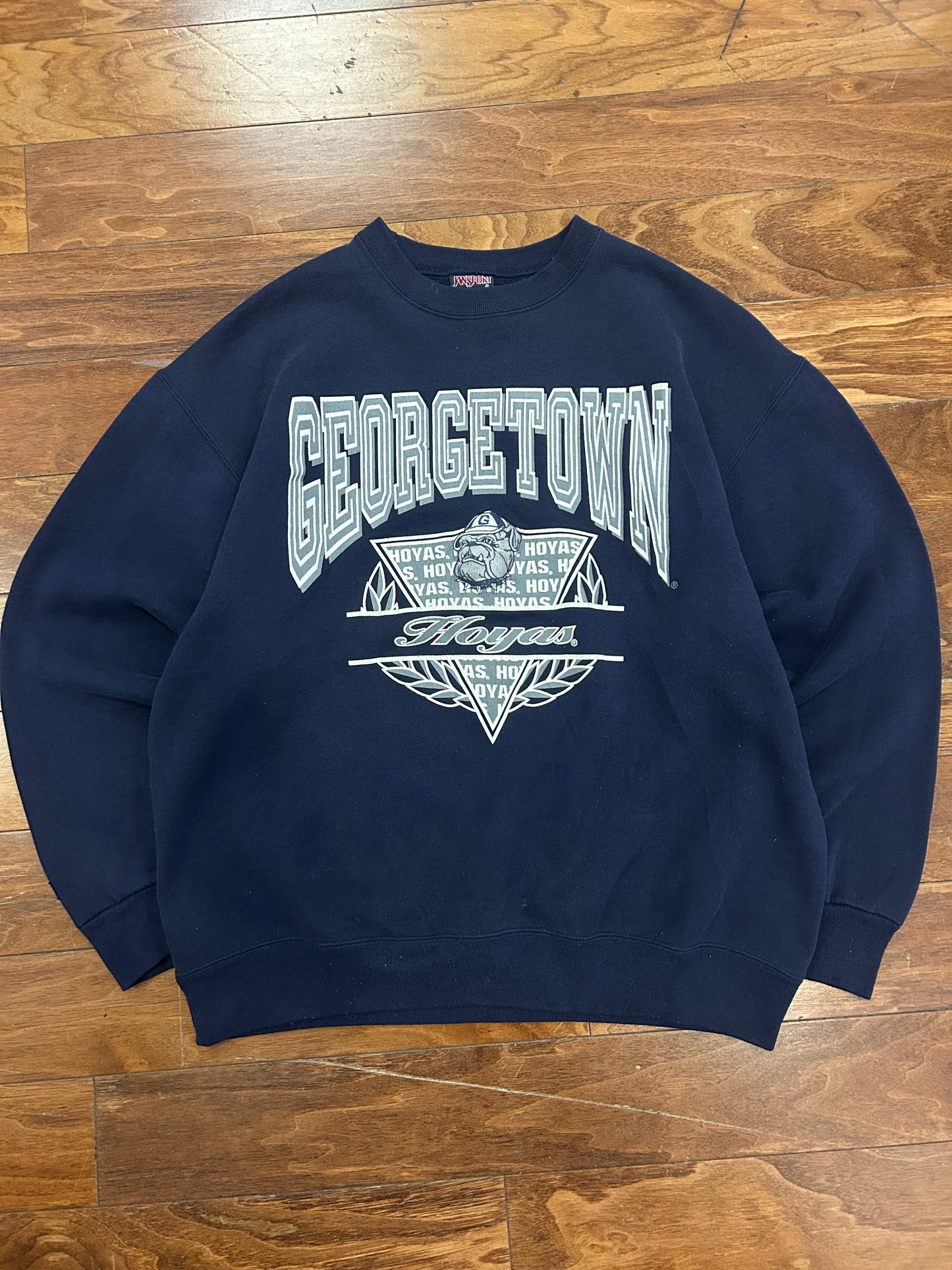 90s Georgetown Vintage Jansport Navy Crewneck (XL)