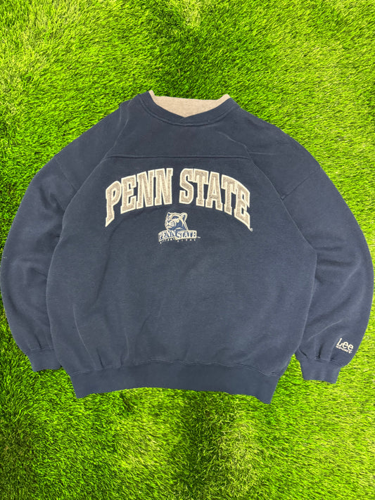 00s University of Penn State Vintage Lee Embroidered Crewneck (XL)