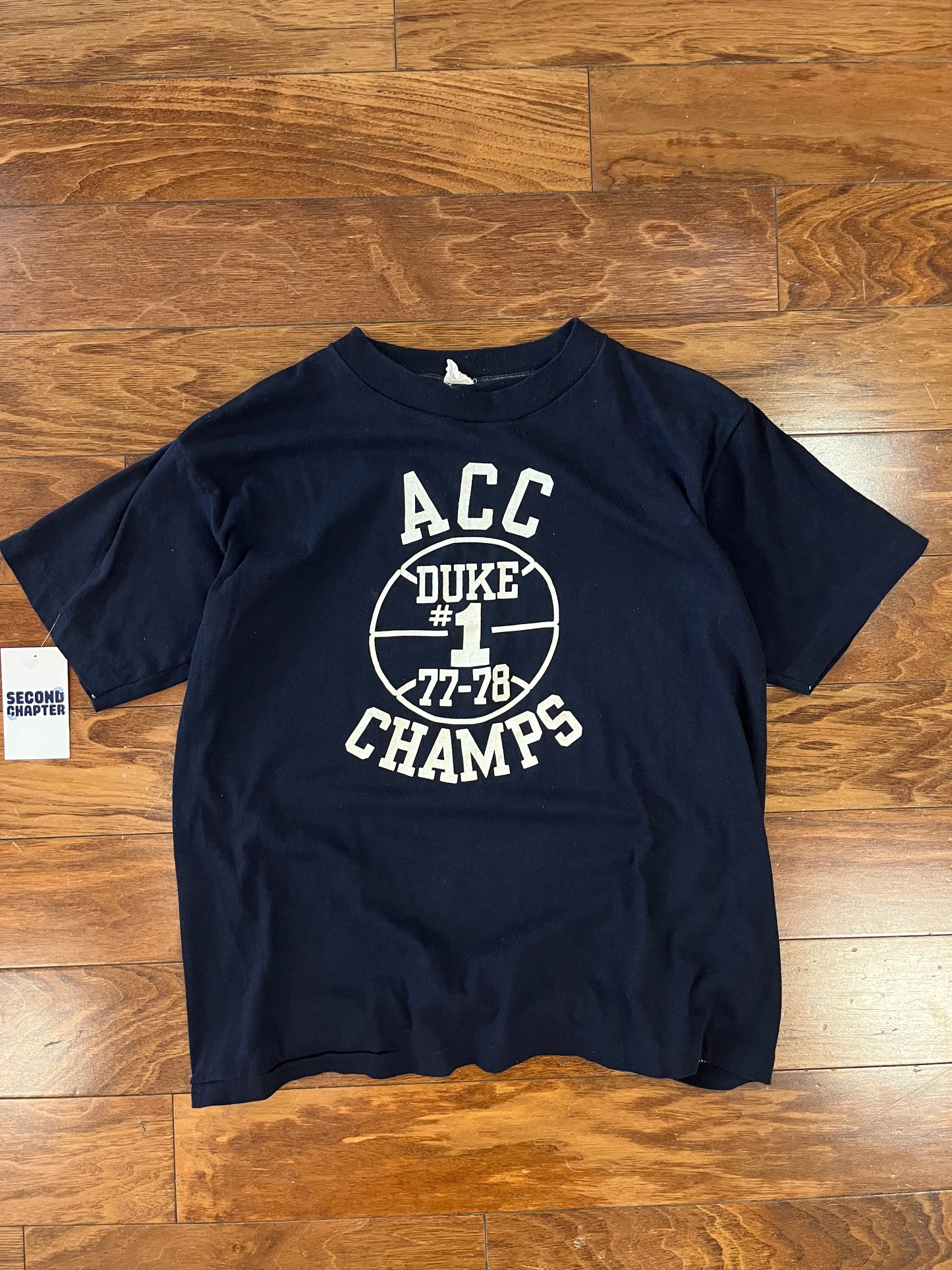 1978 Duke University NCAA Basketball Champions True Vintage Tee (M)