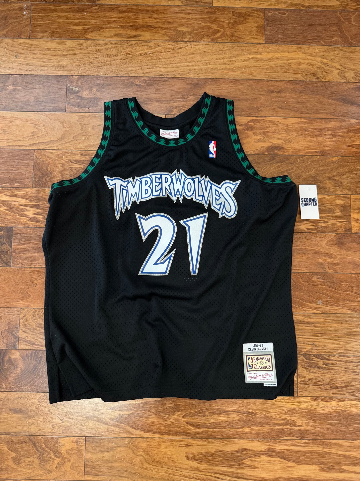 Timberwolves Garnett Mitchell & Ness Jersey (XXL)