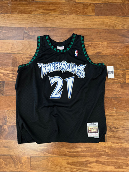 Timberwolves Garnett Mitchell & Ness Jersey (XXL)