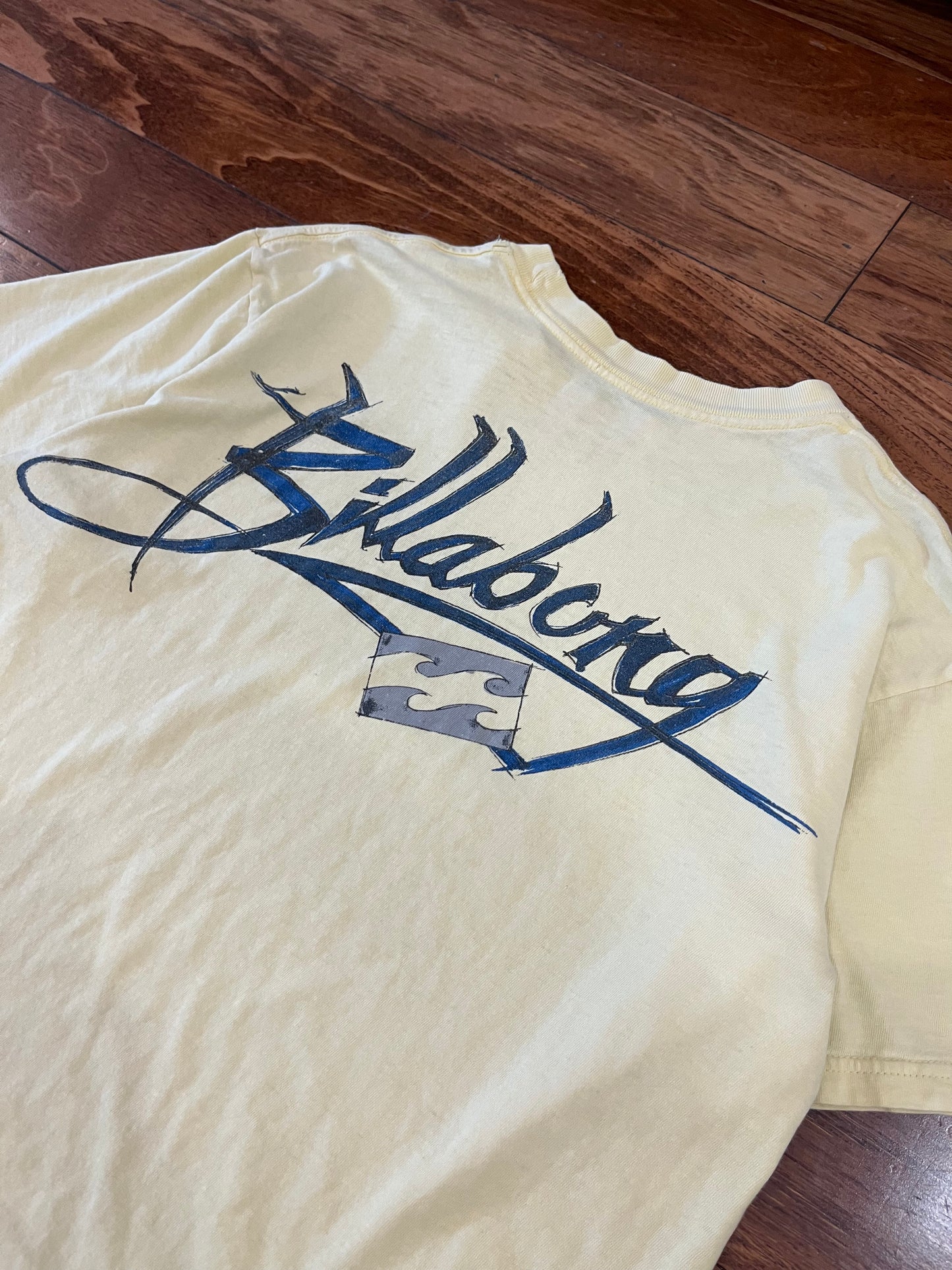 2010s Billabong Yellow Surf Tee (M)
