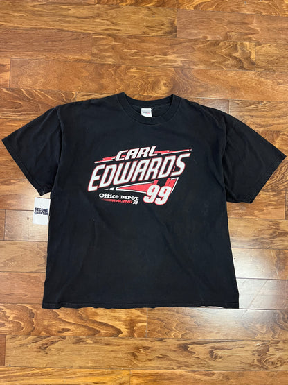 00s Carl Edwards Office Depot Nascar Graphic Tee (XXL)