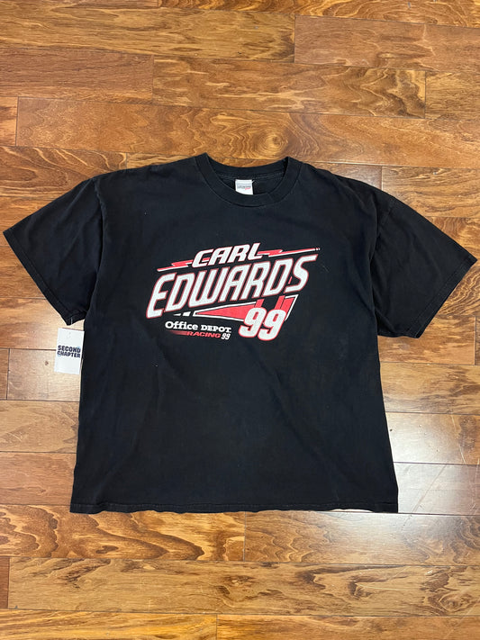 00s Carl Edwards Office Depot Nascar Graphic Tee (XXL)
