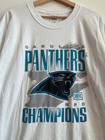 2003 Carolina Panthers White NFC Tee (XL)