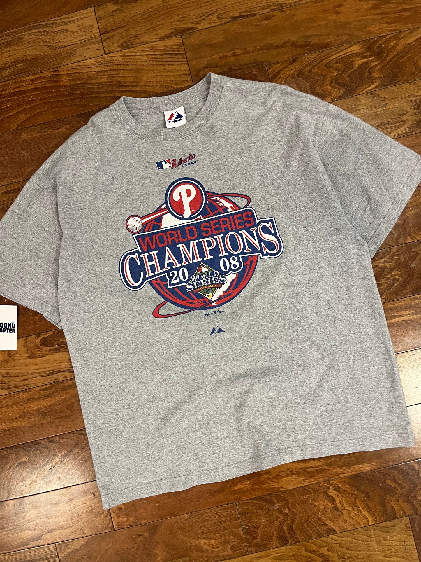 2008 Philadelphia Phillies World Series Tee (XXL)