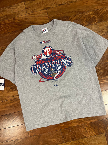 2008 Philadelphia Phillies World Series Tee (XXL)
