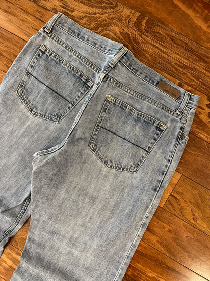 00s Nautica Baggy Blue Jeans (34 x 32)