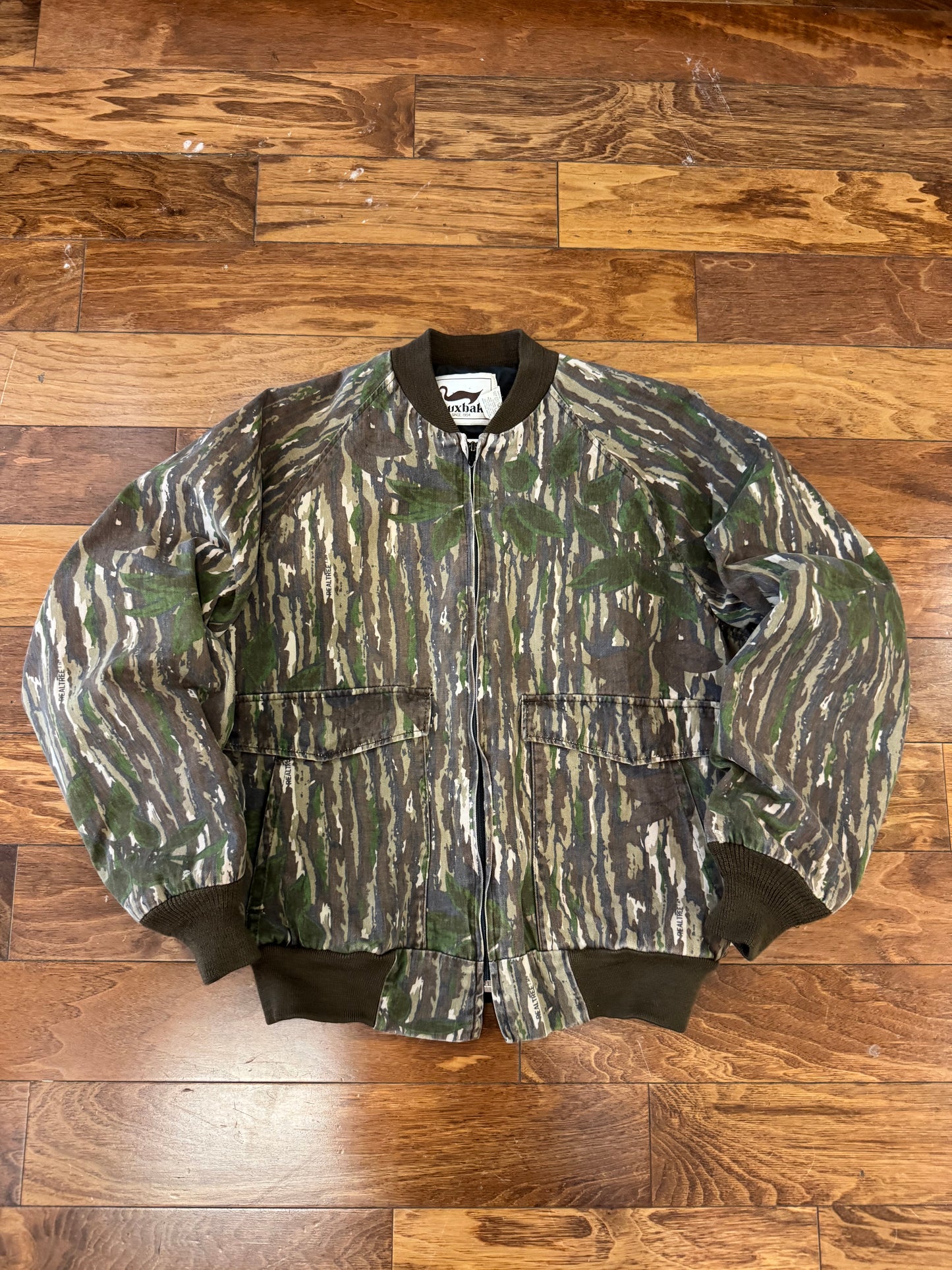 90s Camo Duxbak Zip Up Jacket (M)