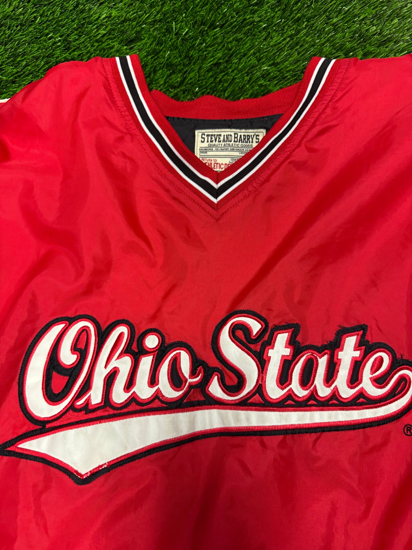 90s Ohio State University (OSU) Steve & Barry's Vintage Windbreaker (XL)