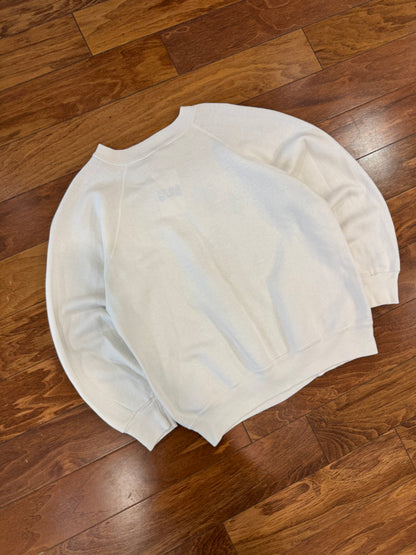 80s Mickey Mouse Disney Florida White Crewneck (M)