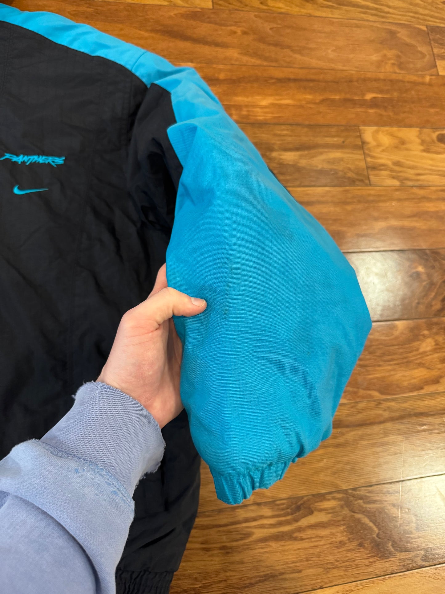 00s Carolina Panthers Team Nike Vintage Puffer Jacket (L)
