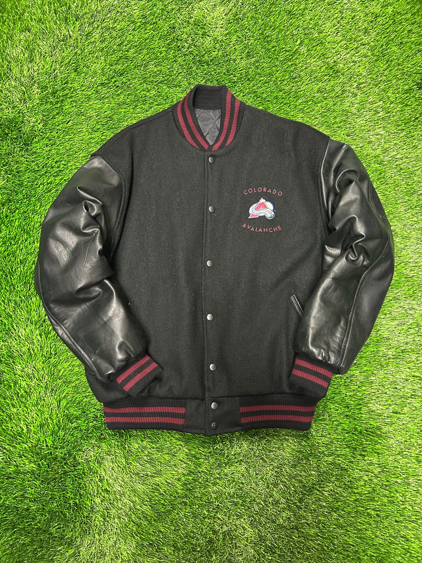 90s Colorado Avalanche Vintage NHL Varsity Jacket (XL)