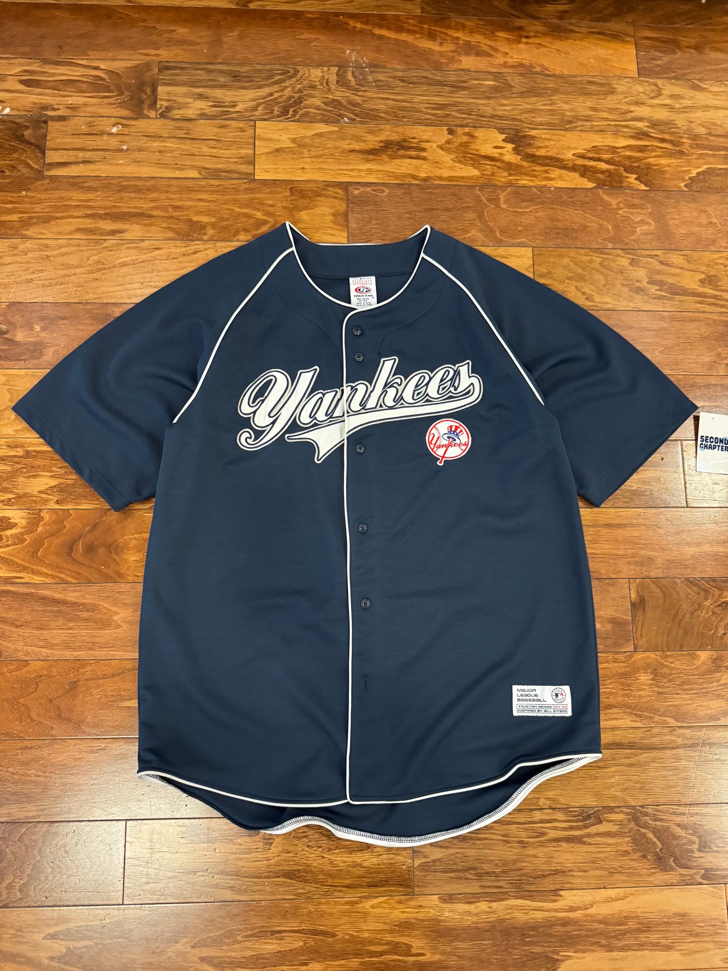 00s New York Yankees True Fan Navy Jersey (XL)