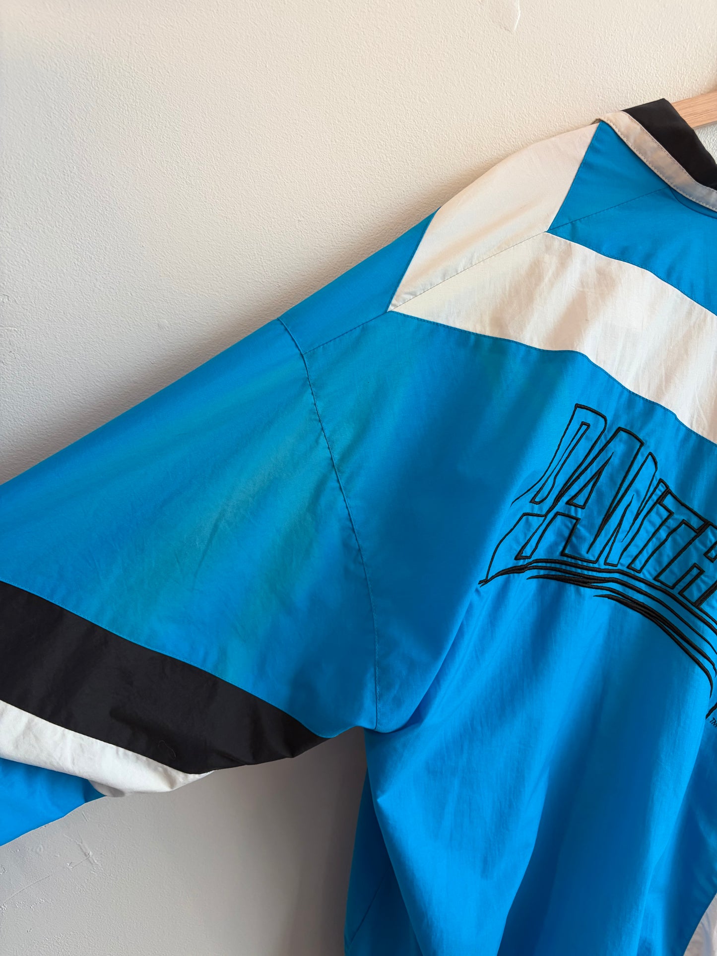 90s Carolina Panthers Pro Line Starter Blue Windbreaker (XL)