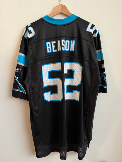 00s Carolina Panthers Jon Beason Reebok Home Jersey (XL)
