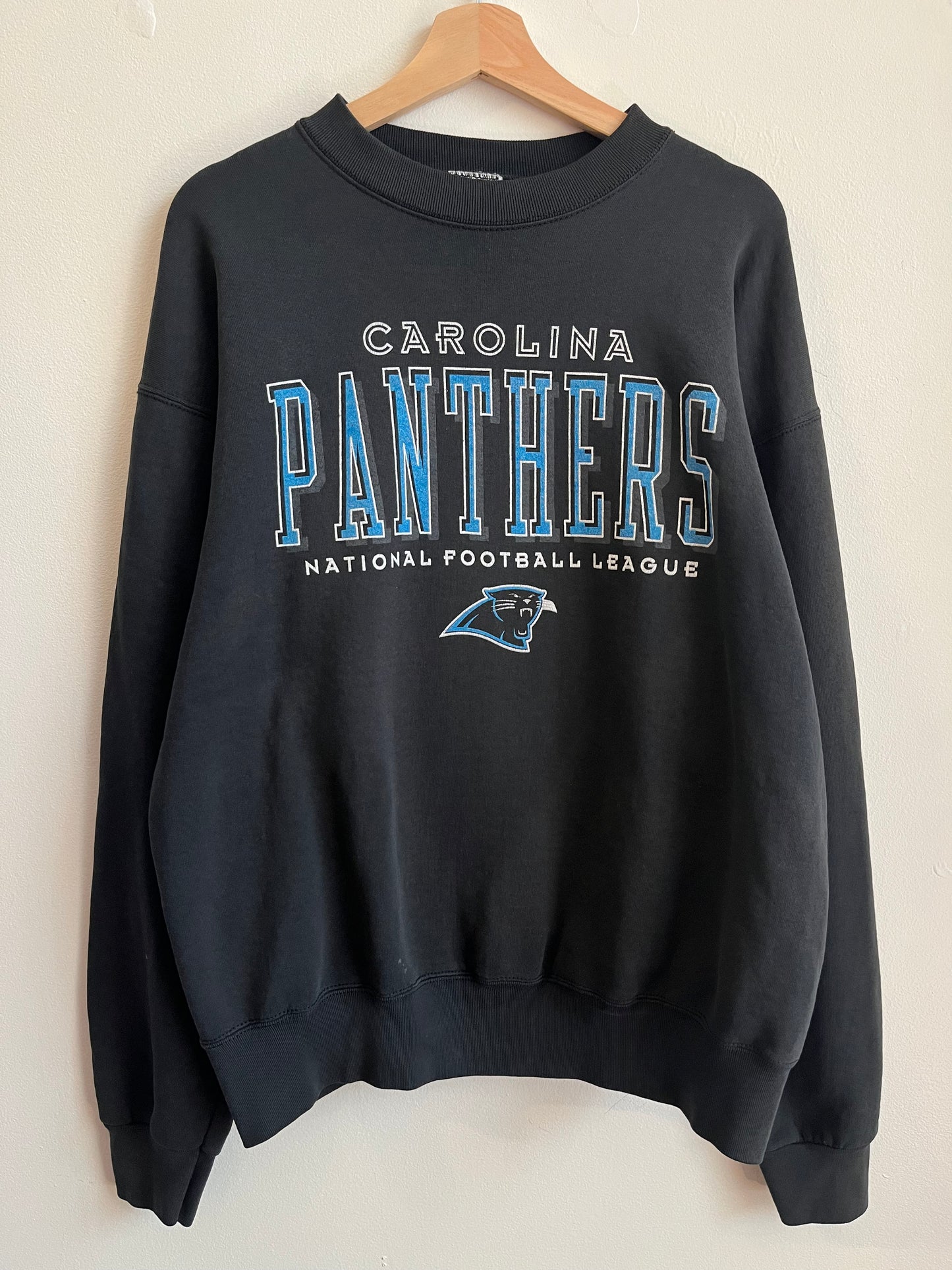 90s Carolina Panthers Black Pro Player Crewneck (XL)