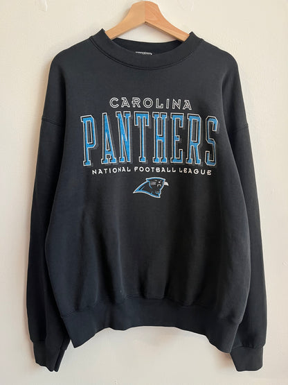 90s Carolina Panthers Black Pro Player Crewneck (XL)