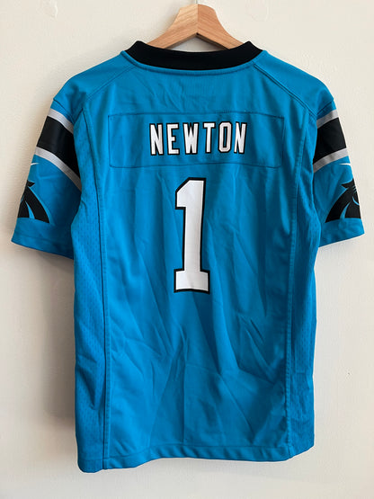 2012 Carolina Panthers Cam Newton Blue Jersey (Youth L)
