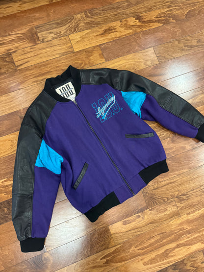 90s I.O.U Legendary Hornets Colored Vintage Jacket (L)