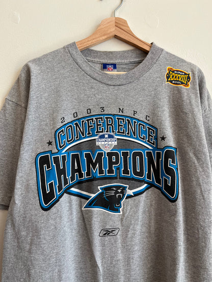 2003 Carolina Panthers Conference Champions Tee (L)