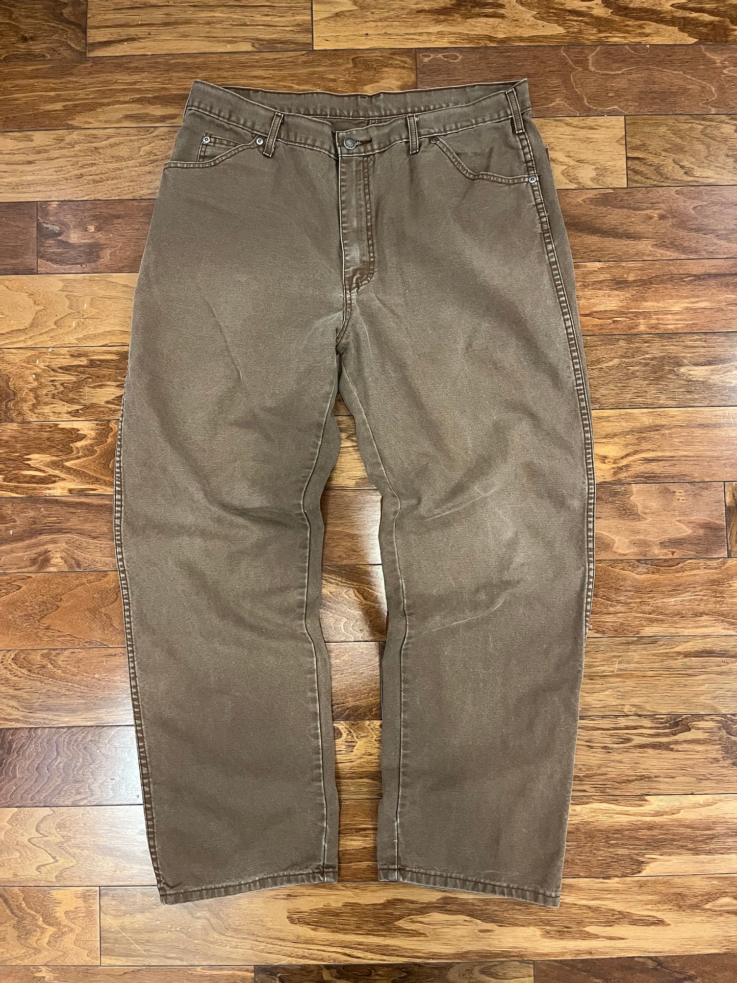 2018 Dickies Mocha Carpenter Pants (38 x 32)