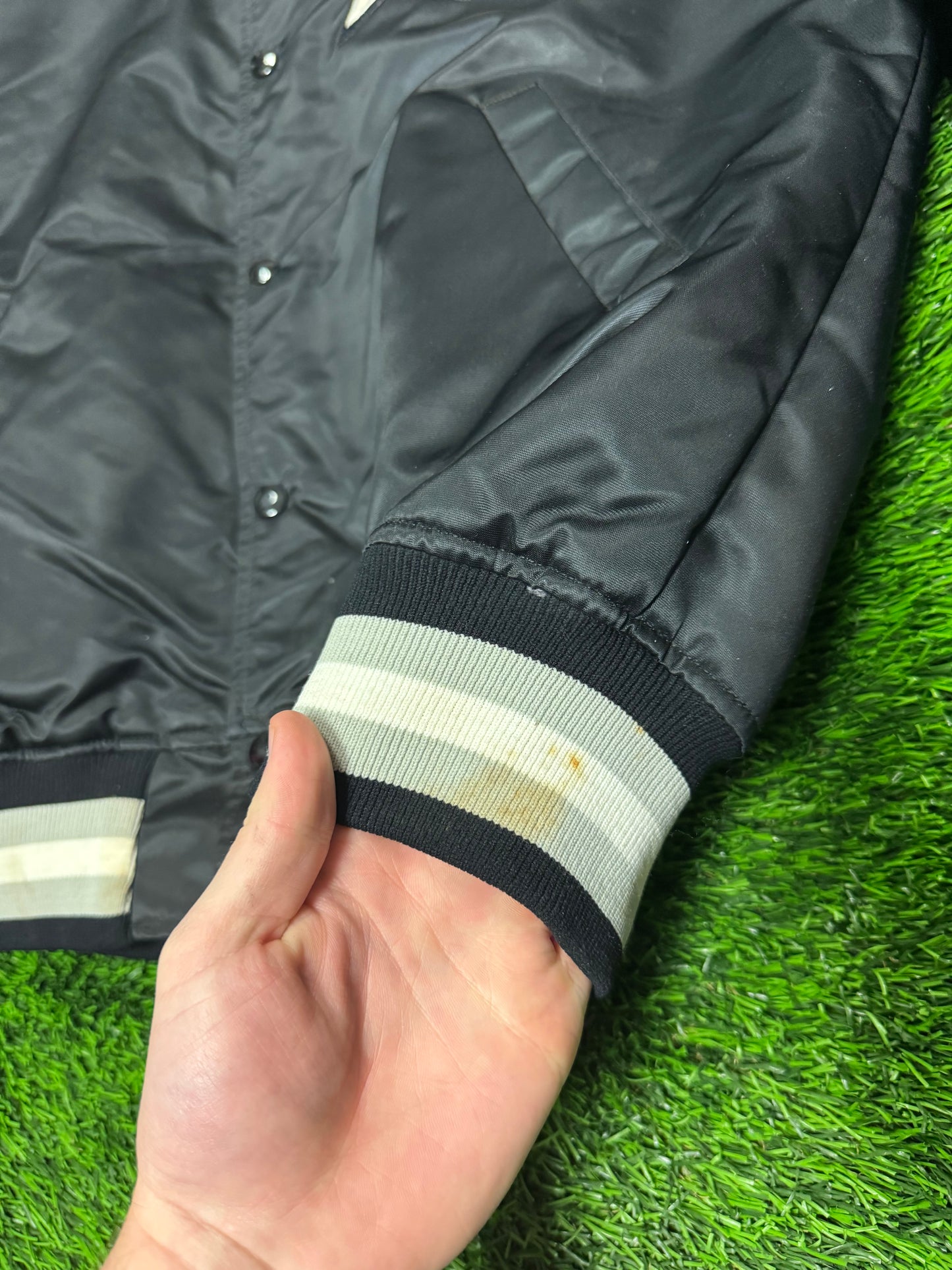 90s Los Angeles Kings Vintage NHL Satin Jacket (M)