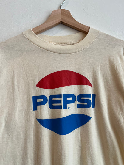 80s Pepsi Spell Out Essential Logo Tee (XL)