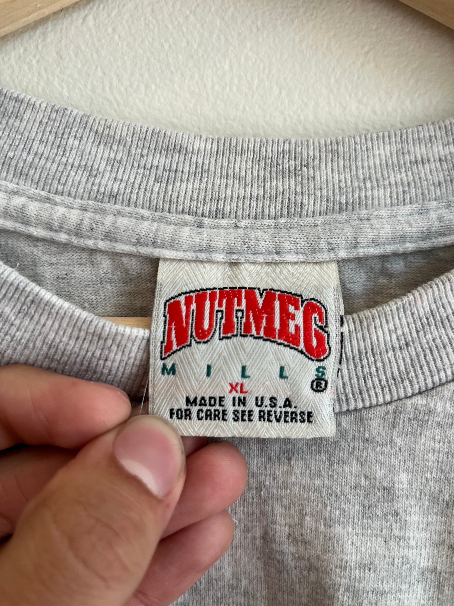 90s Miami Hurricanes Vintage Nutmeg Tee (XL)