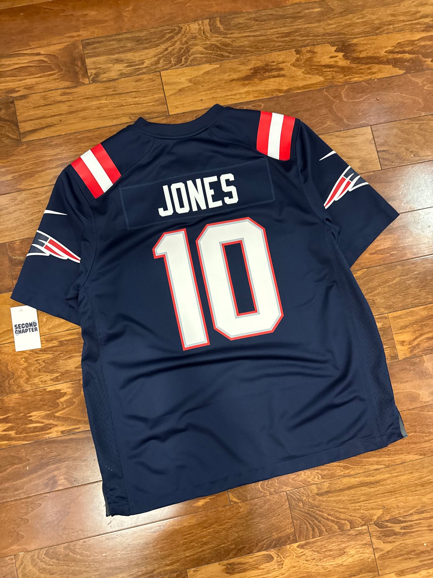 2021 New England Mac Jones Nike Jersey (L)