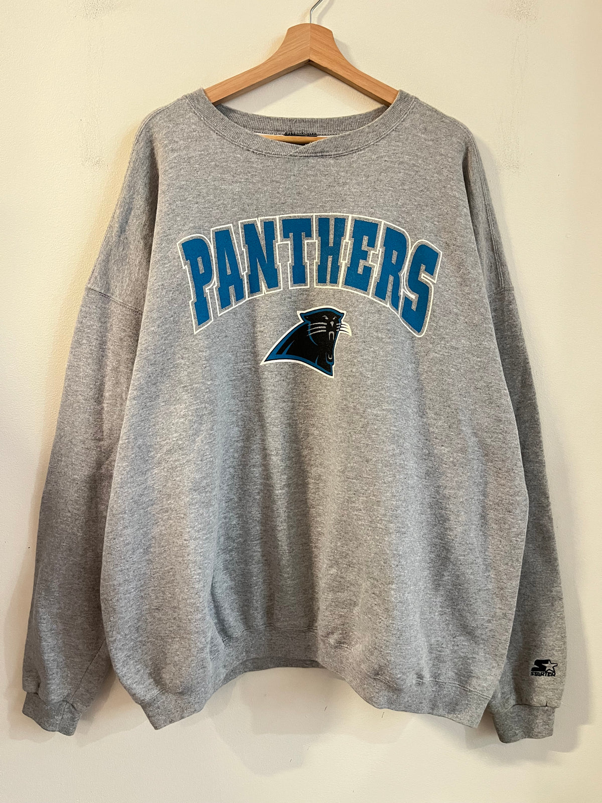 90s Carolina Panthers Starter Grey Crewneck (XXL)