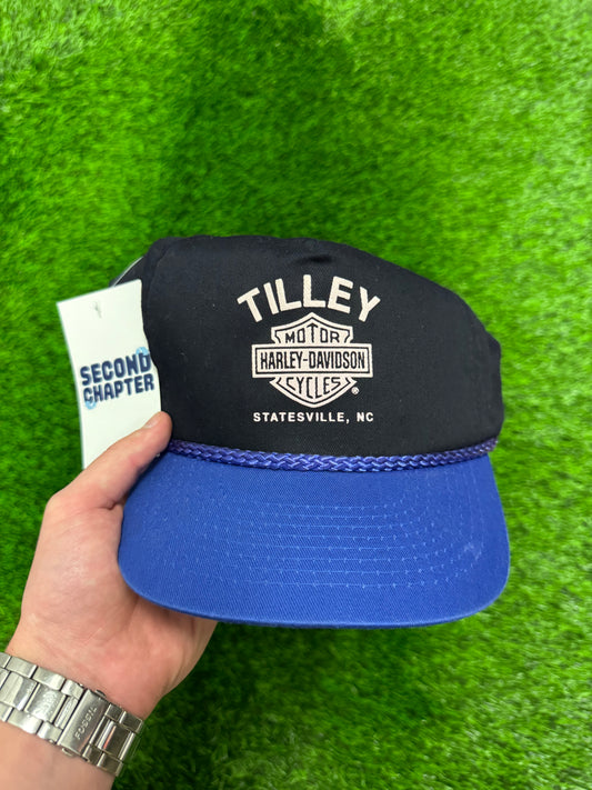 80s Harley Davidson Statesville, NC Tilley Hat (OS)