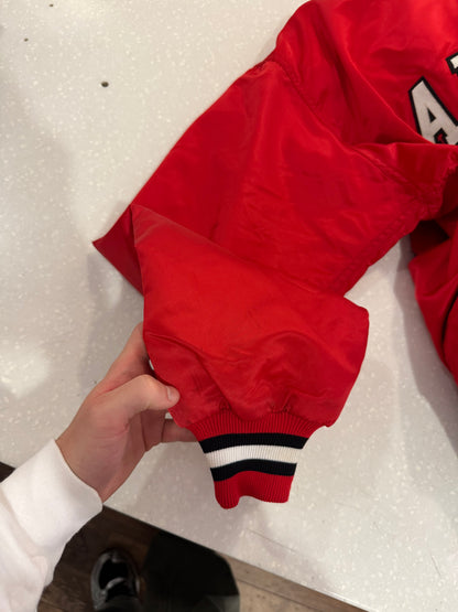 80s Oak Hill Academy Vintage Satin Jacket (L)