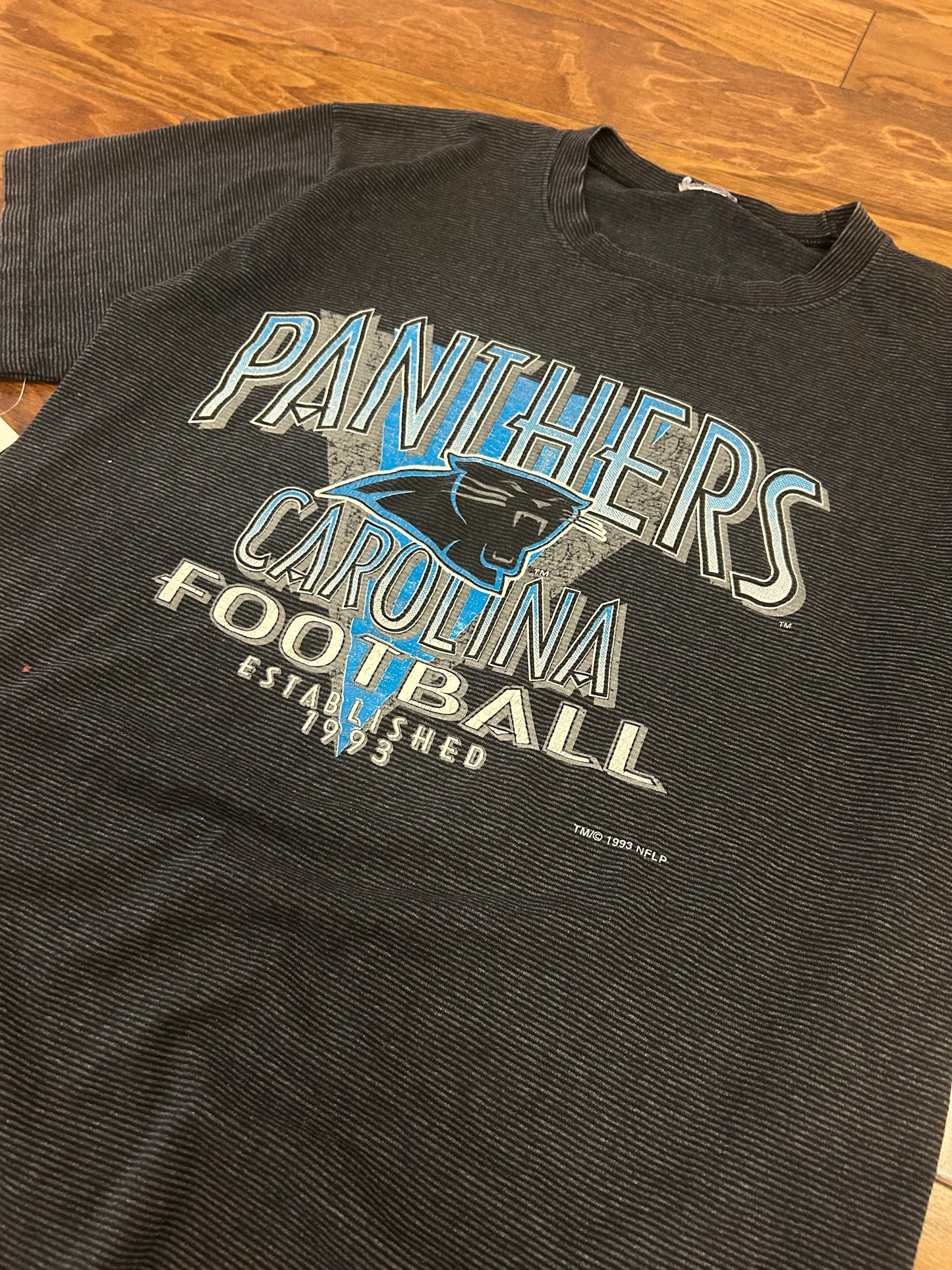 1993 Carolina Panthers Striped Tee (L)