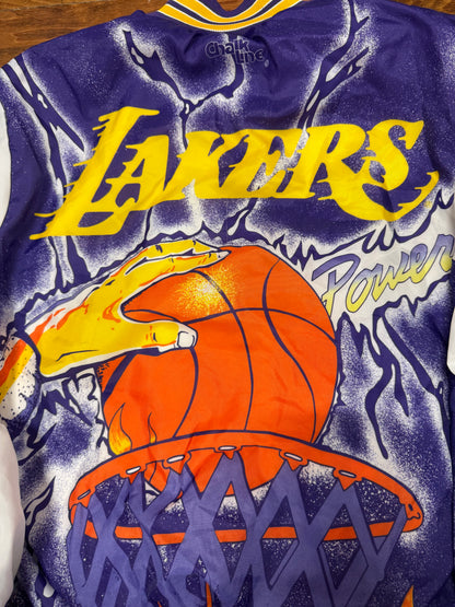 90s Los Angeles Lakers Fanimation Vintage Jacket (L)