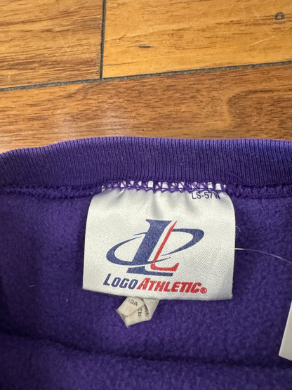 90s Minnesota Vikings Logo Athletic Spell Out Vintage Crewneck (M)