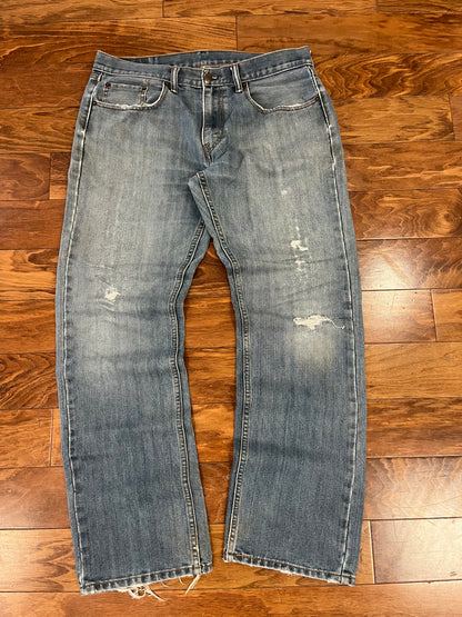 00s Levi's 559 Distressed Blue Jeans (34 x 32)