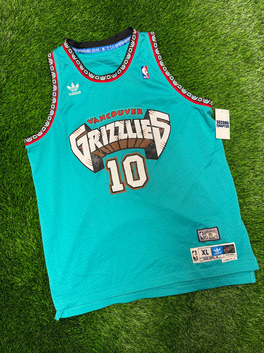 Vancouver Grizzlies Mike Bibby Adidas Hardwood Classics Jersey (XL)
