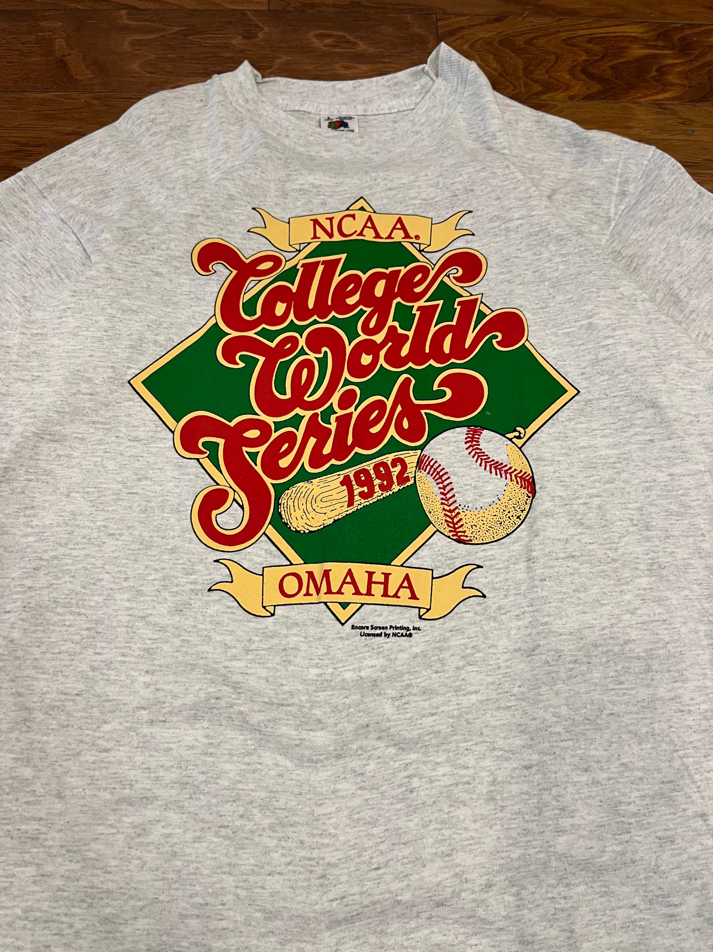 1992 NCAA College World Series Omaha Vintage Tee (L)