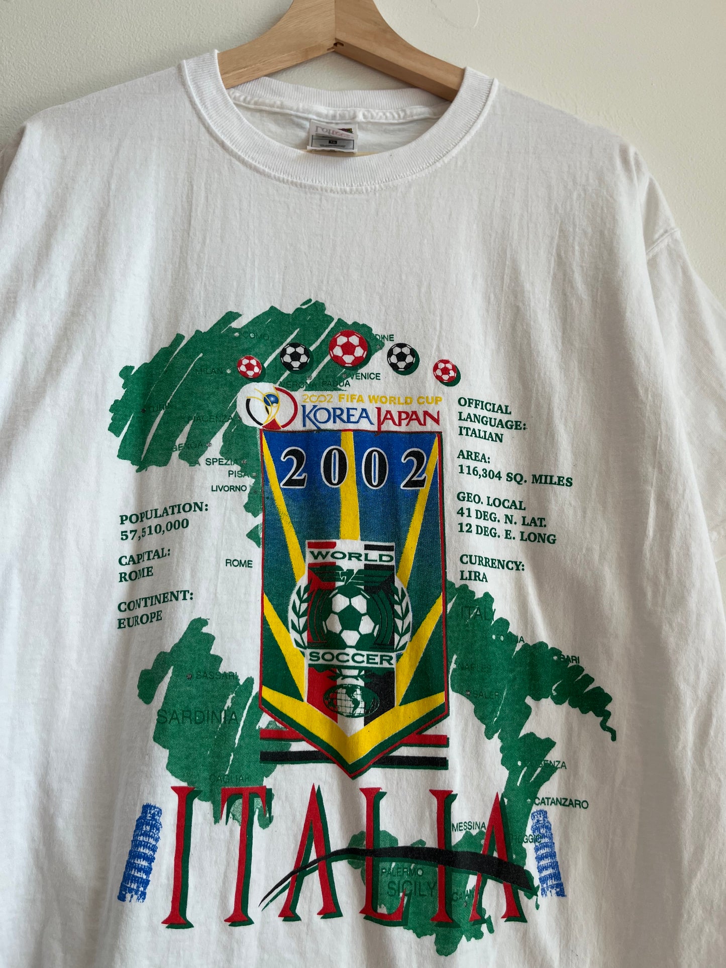 2002 Italia Vintage World Cup Tee (XL)
