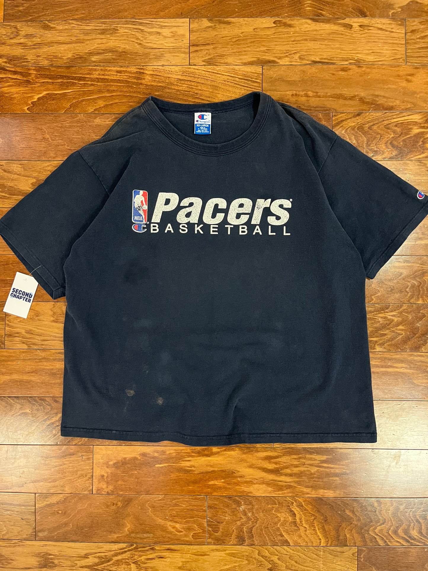 90s Indiana Pacers Vintage NBA Basketball Champion Tee (XXL)