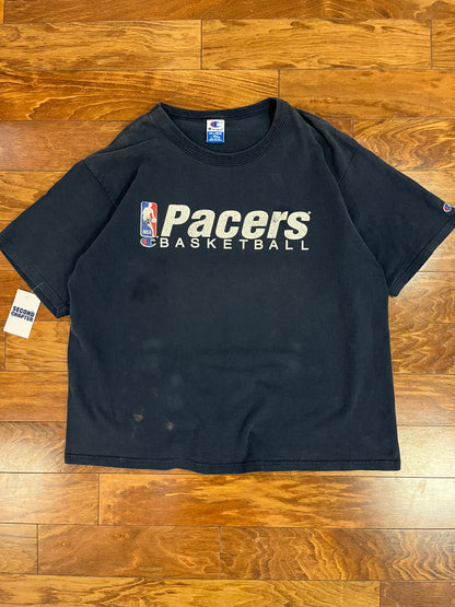 90s Indiana Pacers Vintage NBA Basketball Champion Tee (XXL)