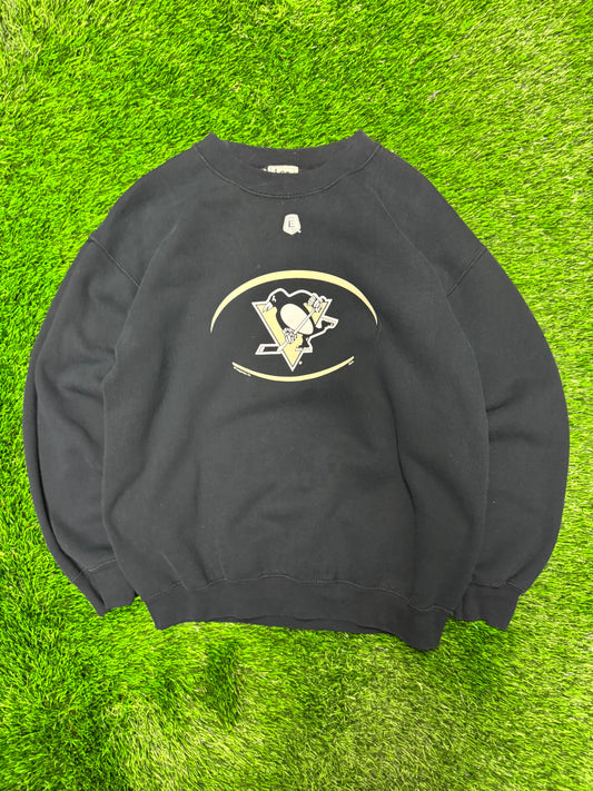 00s Pittsburgh Penguins Vintage NHL Lee Crewneck (M)