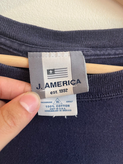 00s UNC J America Navy Tee (XL)