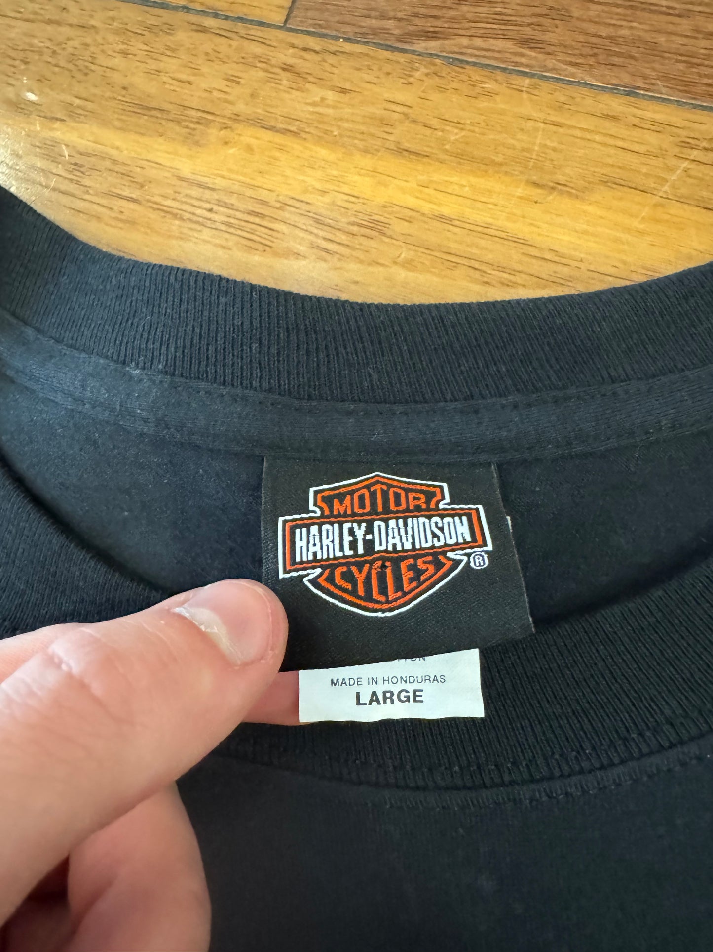 2013 Harley Davidson Florida Flames Spell Out Vintage Tee (L)