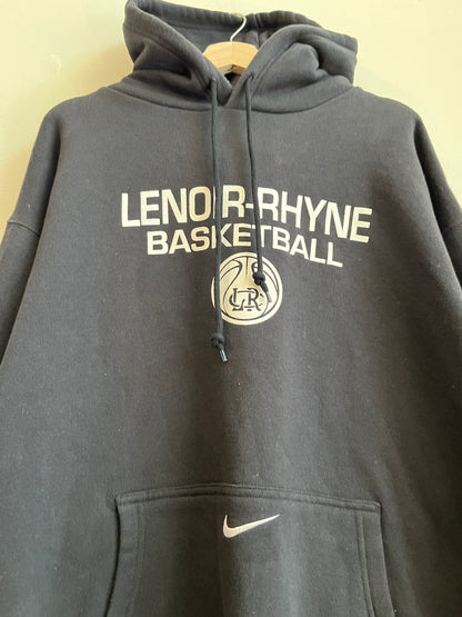00s Lenoir-Ryhne Basketball Black Nike Hoodie (XXL)