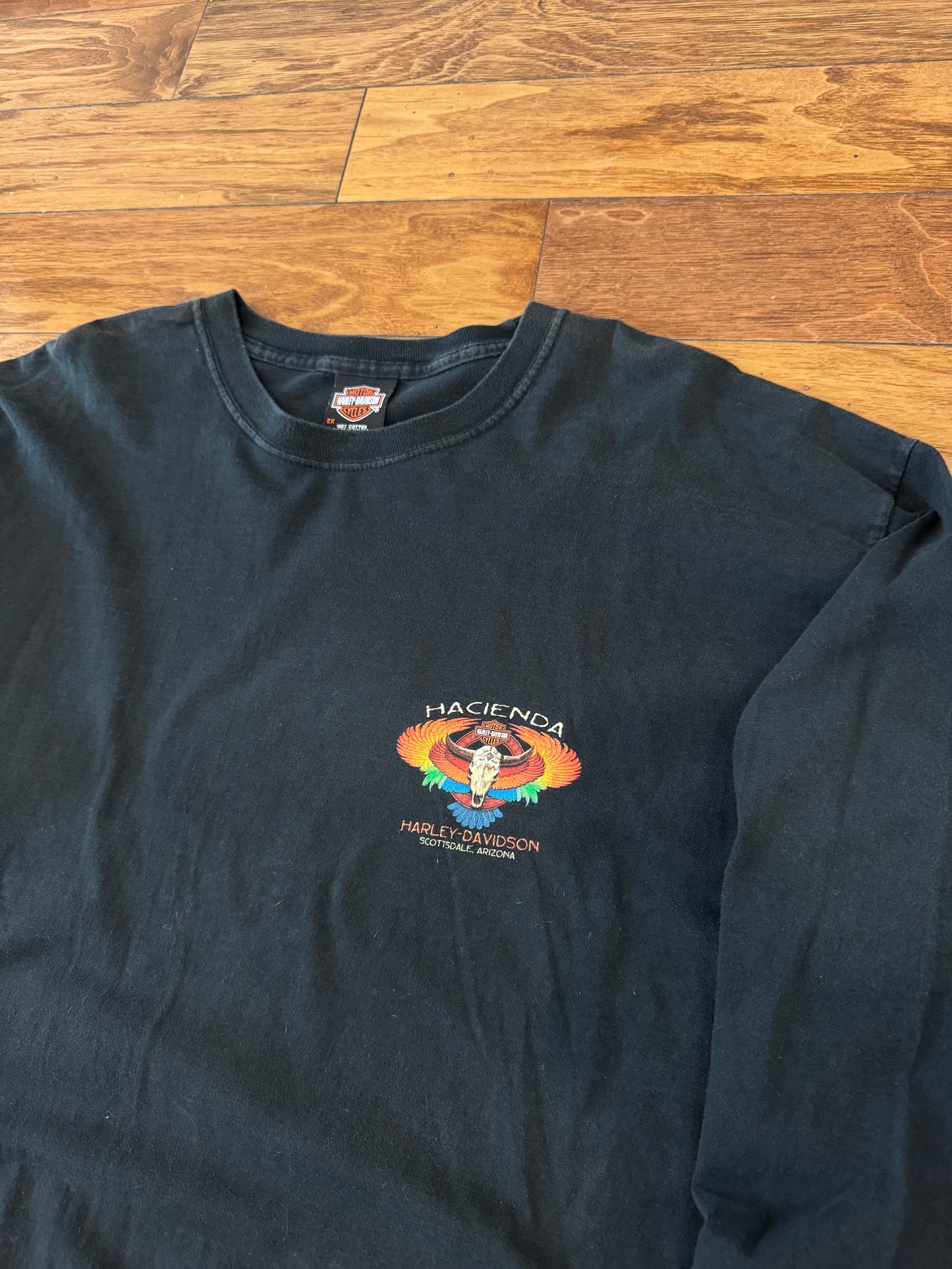 00s Harley Davidson Hacienda Arizona LS Shirt (XXL)
