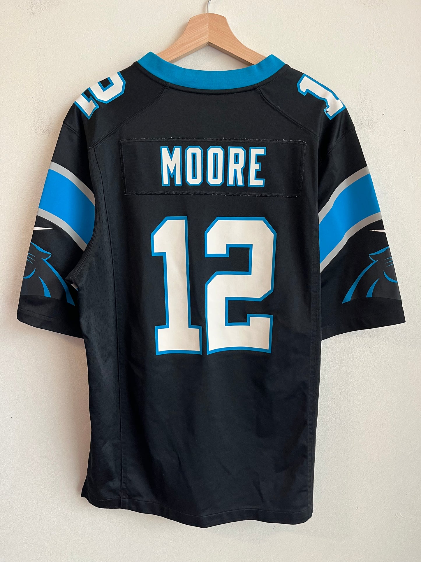 2010s Carolina Panthers DJ Moore #12 Nike Jersey (M)