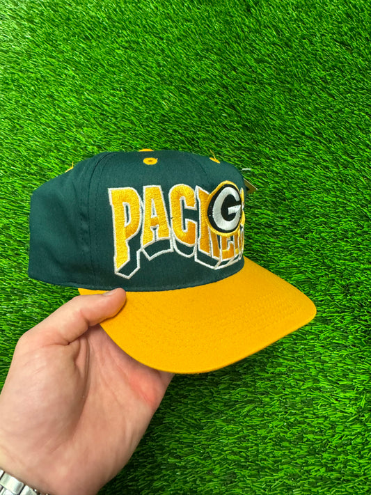 90s Green Bay Packers Spell Out Deadstock Youth Hat (Youth OSFA)